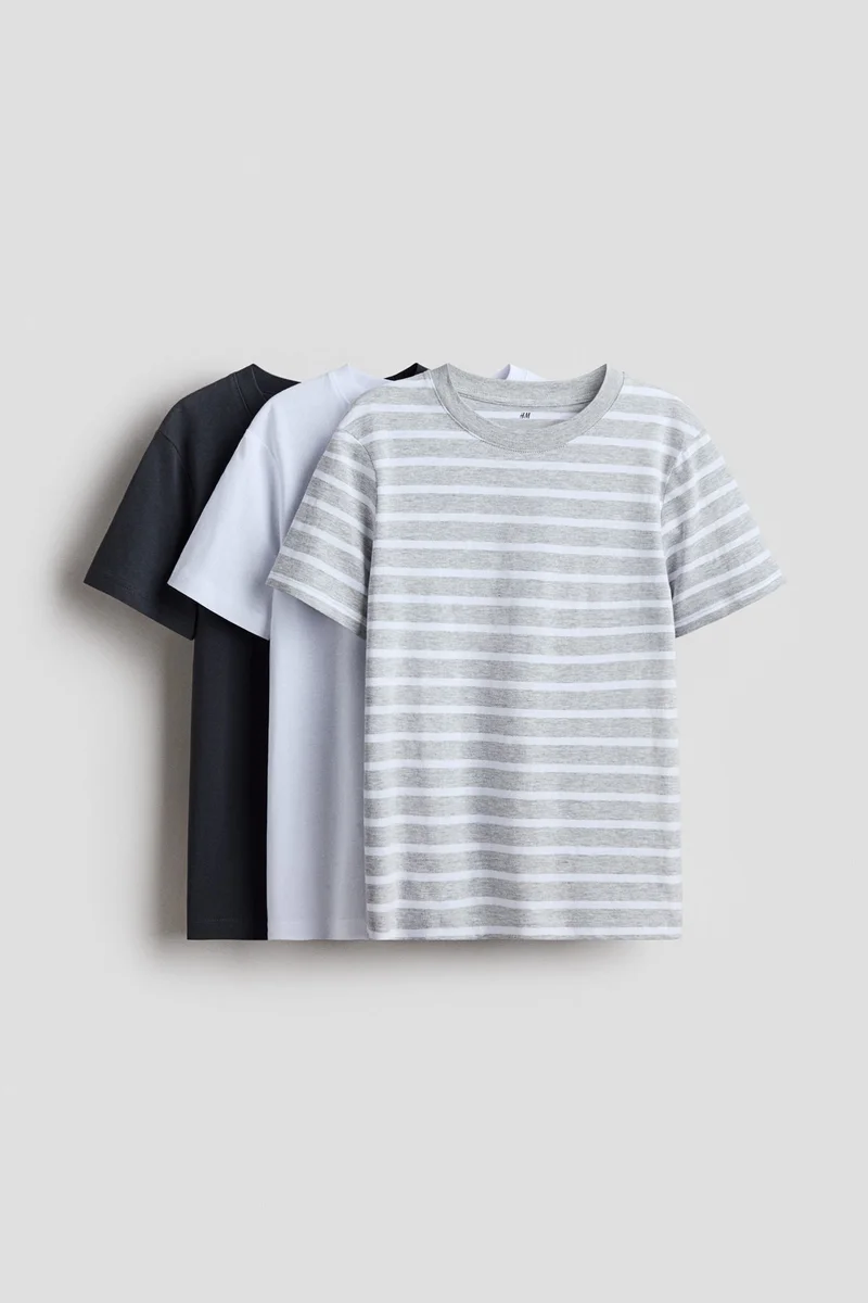 H&M 3-pack T-shirts